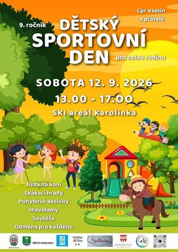 DĚTSKÝ SPORTOVNÍ DEN 12.9.2026