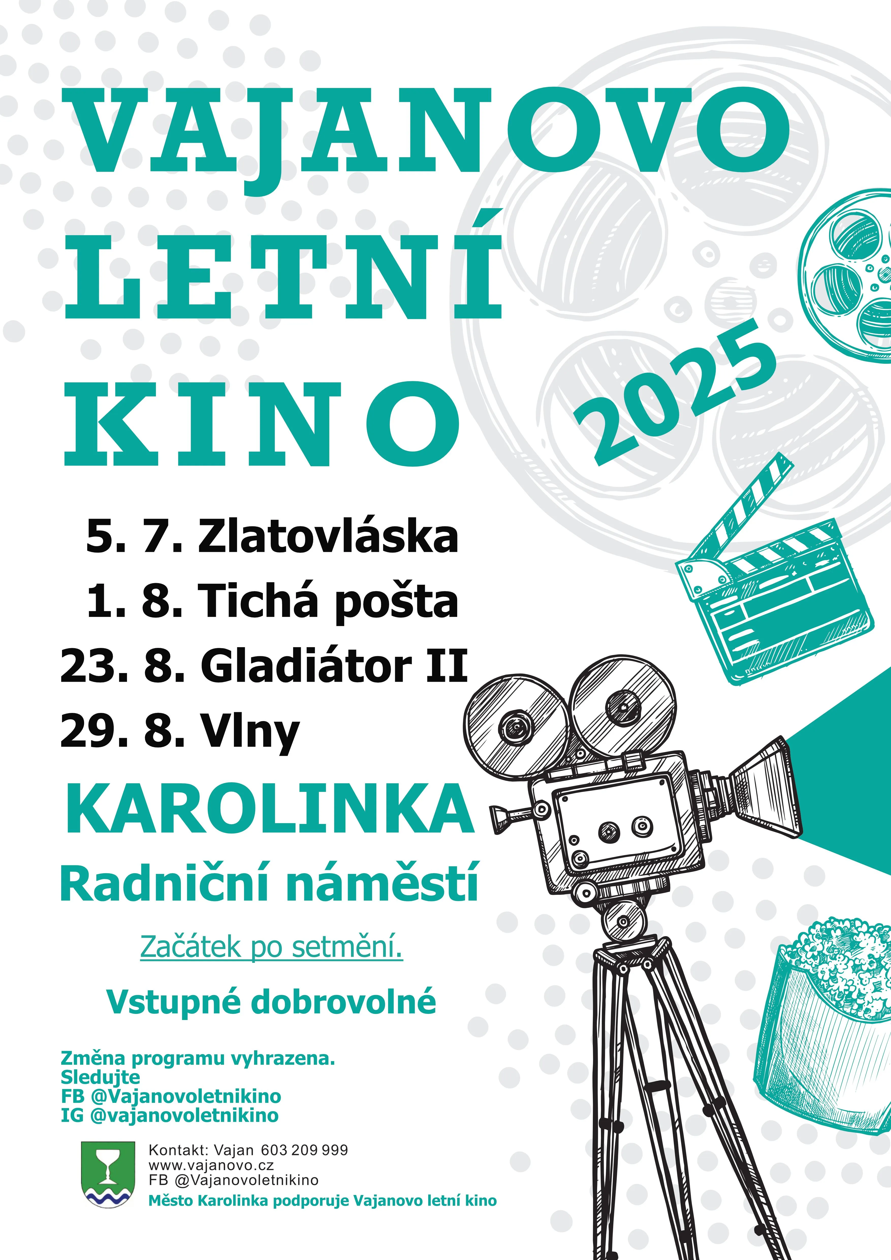 Vajanovo letní kino v Karolince
